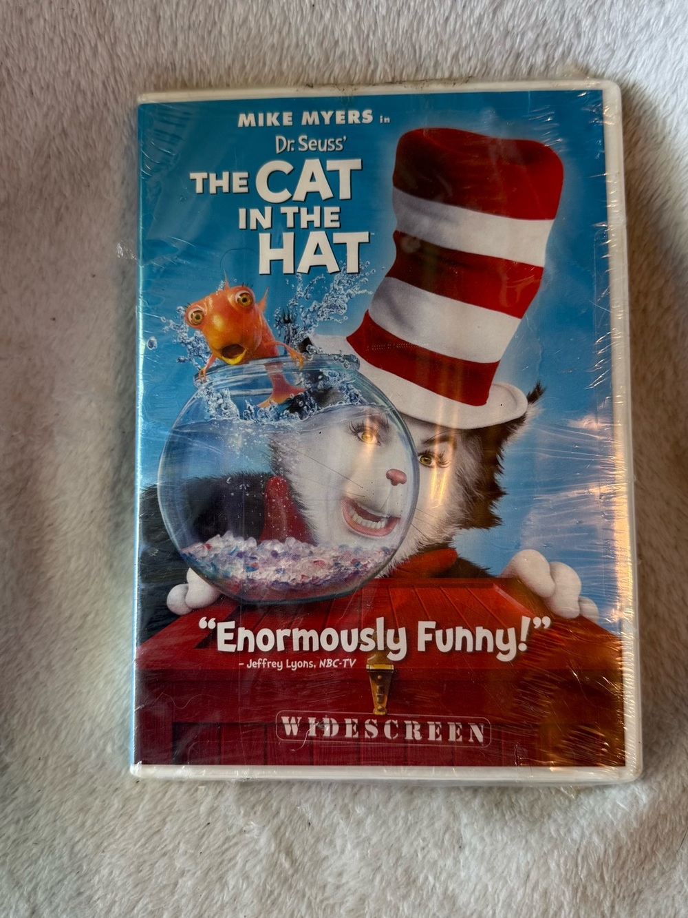 Dr. Seuss' The Cat in‎ the Hat DVD - Red, White, Black New